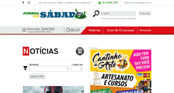 Desktop Screenshot of jornaldesabado.com.br