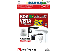 Tablet Screenshot of jornaldesabado.com.br